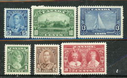 Canada MH 1935 Silver Jubilee - Unused Stamps