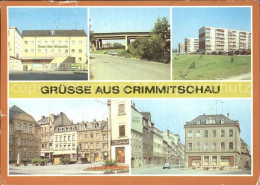 72321395 Crimmitschau Haus Der Dienste Autobahnbruecke Neubauten Markt Silberstr - Crimmitschau