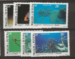 1981 MNH Wallis Et Futuna Mi 390-95 Postfris** - Unused Stamps