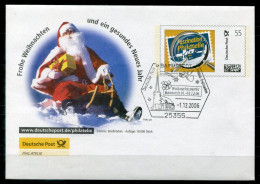 BUND Plusbrief Weihnachten Mit SoSt, "Barmstedt >Weihnachtsmarkt 2006" - FRG / RFA - Buste - Usati