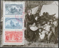 USA 1992 Mi-Nr.2222 - 2224 Block 26 O Gestempelt 500.Jahrestag Der Entdeckung Amerikas ( EK201/4) Günstige Versandkosten - Blocs-feuillets