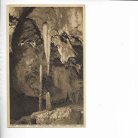 TORQUAY. GROUP SHOWING FAMOUS STALAGMITE. KENTS CAVERN. - Torquay