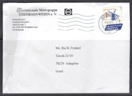 Netherlands. Stamp Mi. 3204 On The Priority Letter, Sent From Rotterdam On 3.4.2020 To Israel. - Briefe U. Dokumente