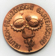 Allemagne - Médaille Exposition Horticole Franco-Allemande. Sarrebruck 1960 - Other & Unclassified