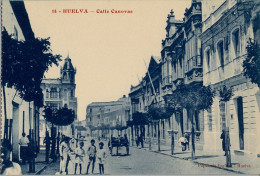 HUELVA , CALLE CÁNOVAS  , T.P. NO CIRCULADA - Huelva