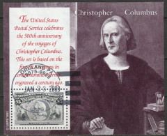 USA 1992 Mi-Nr.2234 Block 30 O Gestempelt 500.Jahrestag Der Entdeckung Amerikas ( EK202/3) Günstige Versandkosten - Blocchi & Foglietti