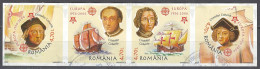 Romania 2005. Mi.Nr. 5974 B - 5977 B Vierstreifen, Used O - Oblitérés
