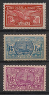 SPM - 1930 - N°YT. 129 à 131 - Série Complète - Neuf Luxe ** / MNH / Postfrisch - Neufs