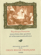 CARNET CROIX ROUGE FRANCAISE 1962 NEUF ETAT IMPECCABLE JEAN HONORE FRAGONARD COLLE D ORIGINE ROSALIE ENFANT EN PIERROT - Red Cross