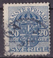 Schweden Dienst-Marke Von 1911 O/used (A2-31) - Servizio