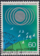 1984 Japan-Nippon ° Mi:JP 1591, Sn:JP 1565, Yt:JP 1492, World Congress Of UNESCO Clubs - Usati