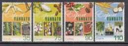 2001 Vanuatu Exports Vanilla Coffee Cacao Copra Complete Set Of 4 MNH - Vanuatu (1980-...)