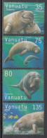 2002 Vanuatu Dugong Manatee Marine Life Complete Set Of 4 MNH - Vanuatu (1980-...)