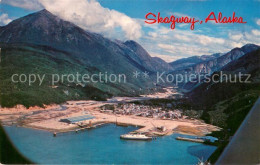 73646060 Skagway Air View Alaska State Ferry Dock And The White Pass Yukon Route - Autres & Non Classés
