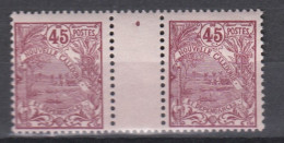 Nouvelle Calédonie 1907 - N°99 - 2 Paires + 2 Timbres - Neuf** - Unused Stamps
