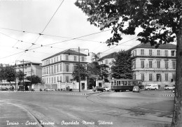 3857 " TORINO - OSPEDALE MARIA VITTORIA - CORSO TASSONI " TRAM 22 " ANIMATA  ANNI 60 - Sanidad Y Hospitales