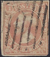 Luxembourg - Luxemburg - Timbres - 1852   Guillaume  III   Michel 2   Cachet Barres - 1852 Willem III