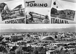 3858 " TORINO - ESPOSIZIONE ITALIA 61 " MONOROTAIA - OVOVIA- PALAZZI ESPOSIZIONI - Tentoonstellingen