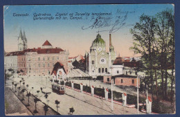 CPA ROUMANIE Judaïca Synagogue Judaïsme Juif écrite Roumanie Temesvar - Roumanie