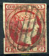 209991 USED ESPAÑA 1853 ISABEL II - Unused Stamps