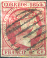323385 USED ESPAÑA 1853 ISABEL II - Unused Stamps