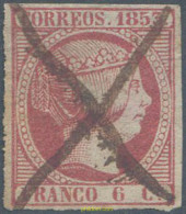 650798 USED ESPAÑA 1853 ISABEL II - Unused Stamps
