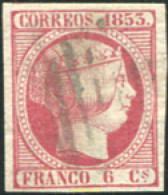 650799 USED ESPAÑA 1853 ISABEL II - Postfris – Scharnier