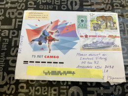 12-1-2024 (1X4) Letter Posted From Russia To Australia - Via Germany (during COVID-19) During Ukraine War (EUROPA Stamp) - Cartas & Documentos