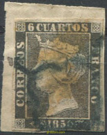 365707 USED ESPAÑA 1850 ISABEL II - Ungebraucht