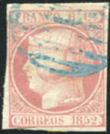 650773 USED ESPAÑA 1852 ISABEL II - Unused Stamps