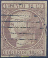 650789 USED ESPAÑA 1852 ISABEL II - Unused Stamps