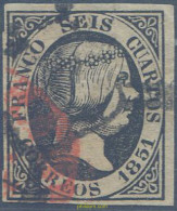 650351 USED ESPAÑA 1851 ISABEL II - Unused Stamps