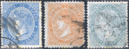 285133 USED ESPAÑA 1867 ISABEL II - Postfris – Scharnier