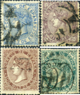 365767 USED ESPAÑA 1868 ISABEL II - Unused Stamps