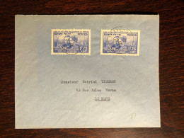 GUYANE FRANCE FRENCH GUYANA TRAVELLED COVER LETTER TO FRANCE 1938 YEAR CURIE CANCER HEALTH MEDICINE - Cartas & Documentos