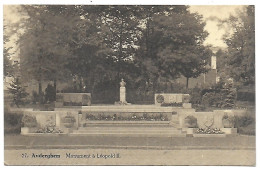 CPA Auderghem, Monument à Léopold II - Oudergem - Auderghem