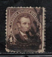 USA Scott # 254 Used  - Abraham Lincoln - Used Stamps
