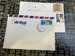 13-1-2024 (1 X 8) 2 Letter Posted Within Australia - With Over-pricing Postage (postage Was 45 Cent In 1990's) - Cartas & Documentos