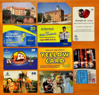 10 Different Phonecards - Pubblicitari