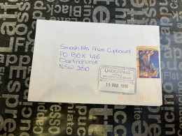 13-1-2024 (1 X 8) 1 Letter Posted Within Australia - Illegally Posted Under-paid (and Taxed) - Storia Postale