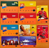 10 Different Phonecards - Operatori Telecom