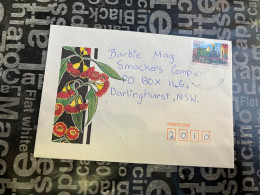 14-1-2024 (1 X 11) 2 Letter Posted Within Australia - Decorated Envelope (to Barbie Magazine) - Briefe U. Dokumente