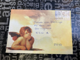 14-1-2024 (1 X 11) 2 Letter Posted Within Australia - Decorated Envelope (to Barbie Magazine) Angels - Covers & Documents