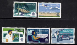 NAURU 1983 ' WORLD COMMUNICATIONS YEAR " SET MNH - Nauru