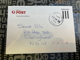 15-1-2024 (1 X 14) 2 Letter Posted Within Australia - Australia Post Official Mail Letter (1998) To Smash Hit Magazine - Storia Postale