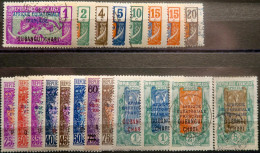 LP3972/467 - COLONIES FRANÇAISES - OUBANGUI-CHARI - 1924/1925 - SERIE COMPLETE - N°43 à 62 NEUFS**(8t)/*(6t)/o(6t) - Unused Stamps