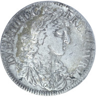 Louis XIV-Demi Écu Au Buste Juvénile 1668 Paris - 1643-1715 Louis XIV Le Grand