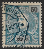 Portuguese Congo – 1898 King Carlos 50 Réis Used Stamp - Portuguese Congo