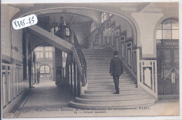 PARIS XI EME- HOTEL POPULAIRE POUR HOMMES- 94 RUE DE CHARONNE- GRAND ESCALIER - Arrondissement: 11