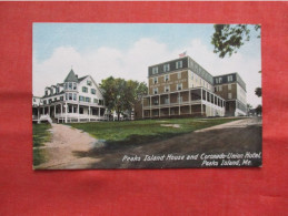 Peaks Island House & Coronado Union Hotel. - Peaks Island Maine    Ref 6295 - Autres & Non Classés